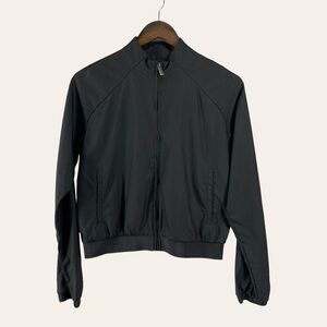 AlphaTauri Olea Black Bomber Jacket‎
